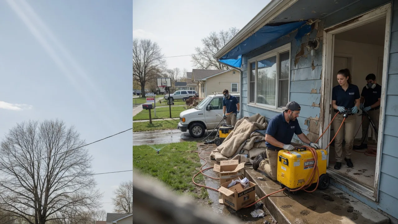 Basement Flood Cleanup in Isonville, KY near me